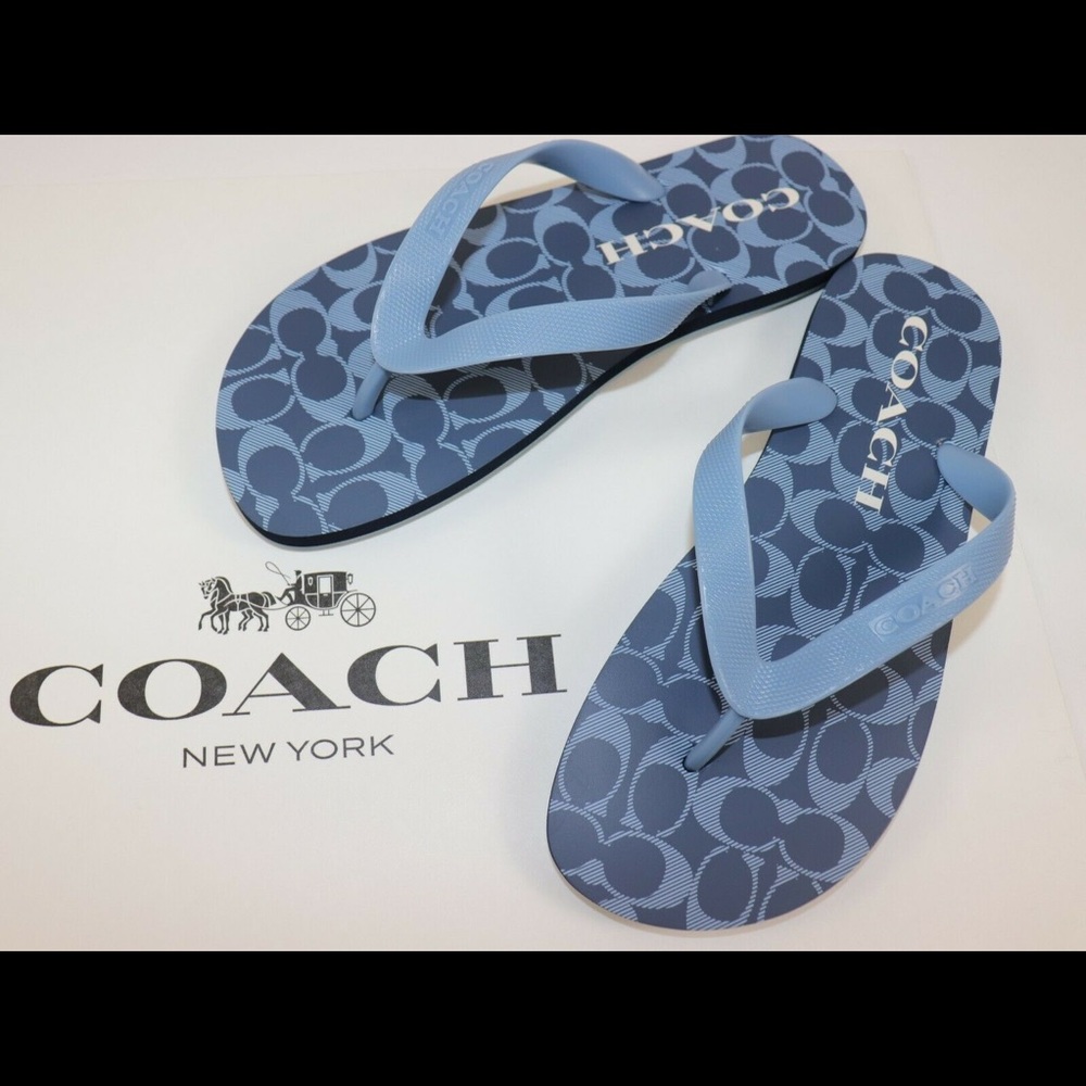 Coach Zan flip flops